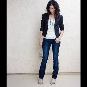 Ann Taylor Denim Blazer-NWOT